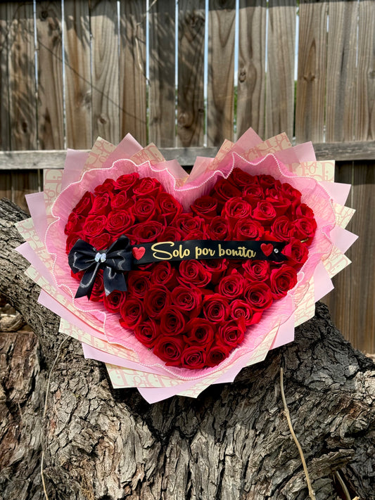 Ramo de corazón 🌹