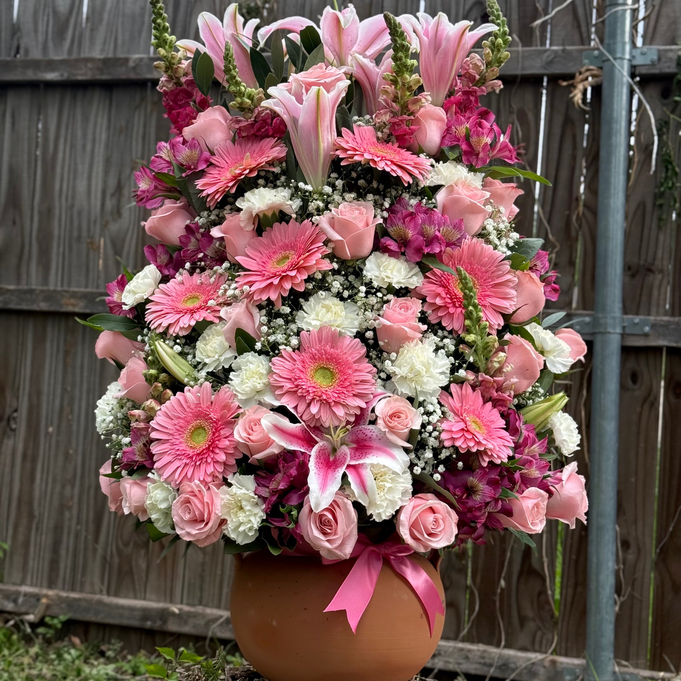Arreglo en Ollita 💕🌸🌹