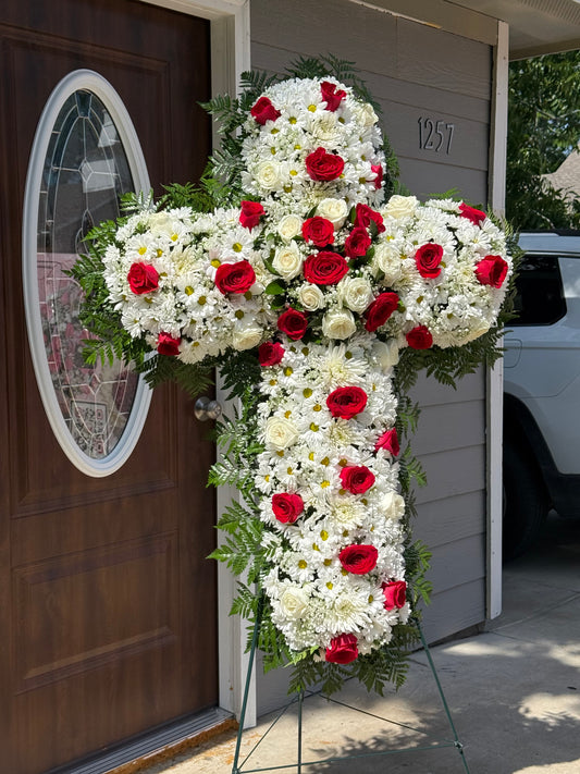 Cruz para funeral 🕊️