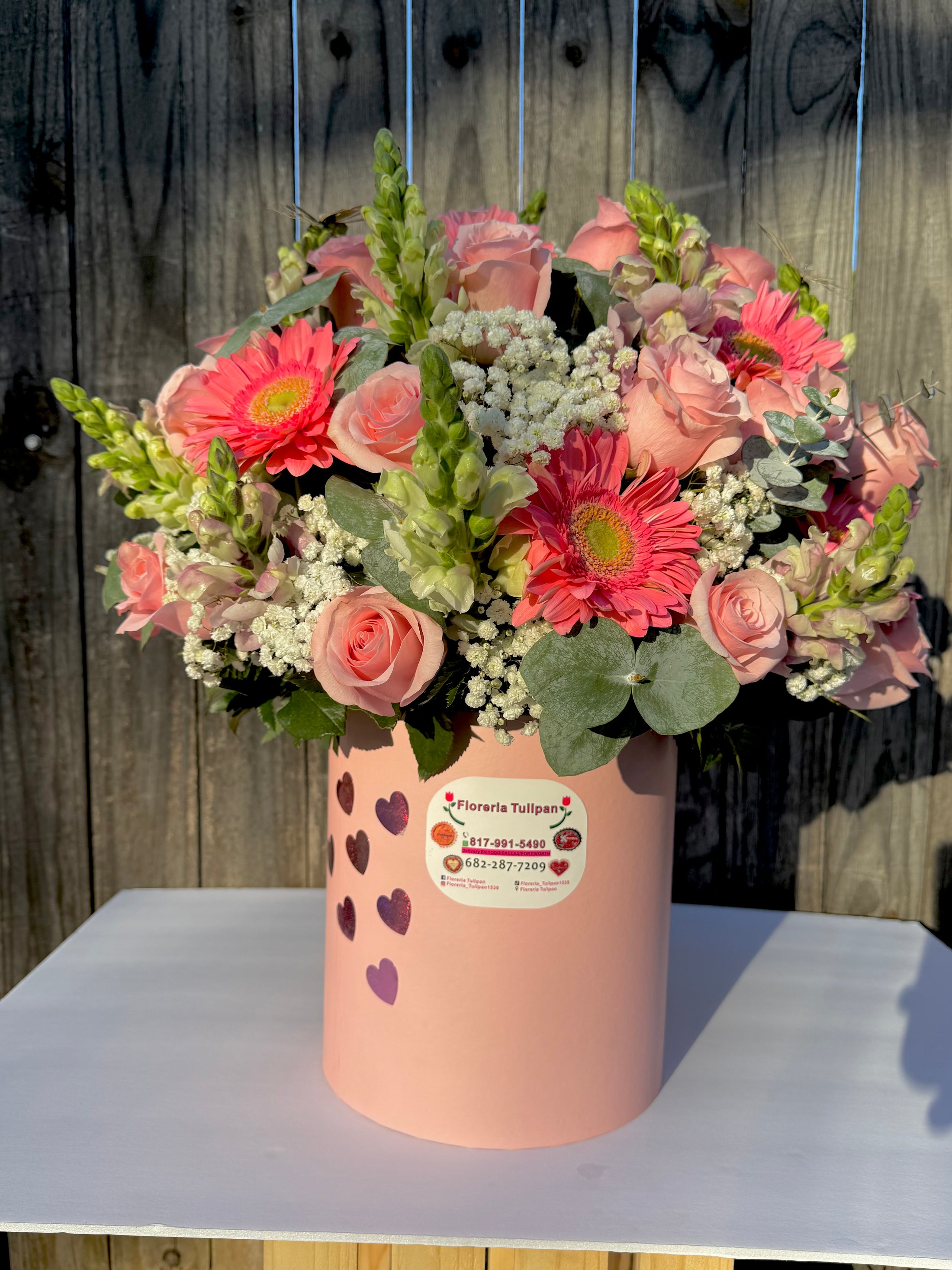 Caja de flores surtidas 🌹🌸