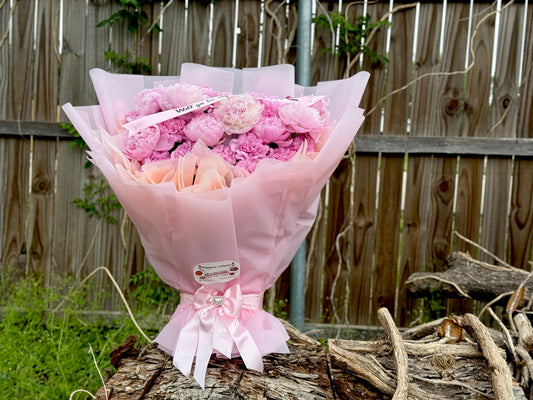Ramo de peonias+ claveles 🌸