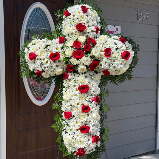 Cruz para funeral 🕊️