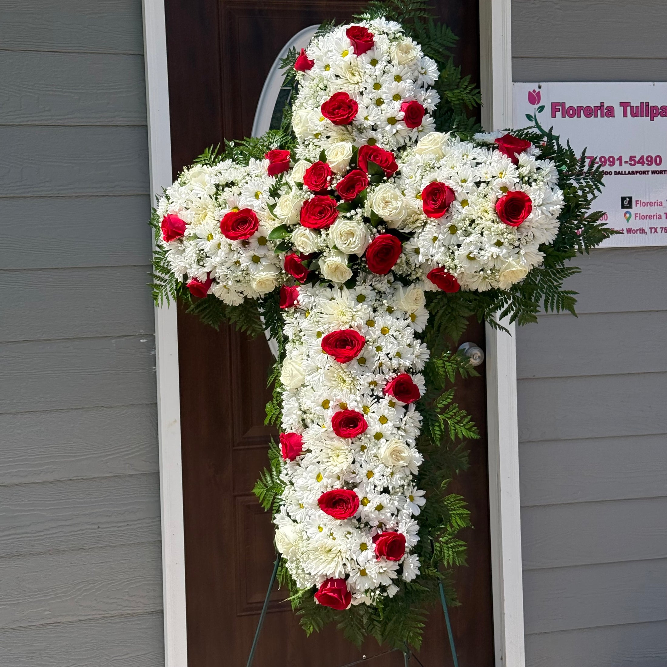 Cruz para funeral 🕊️