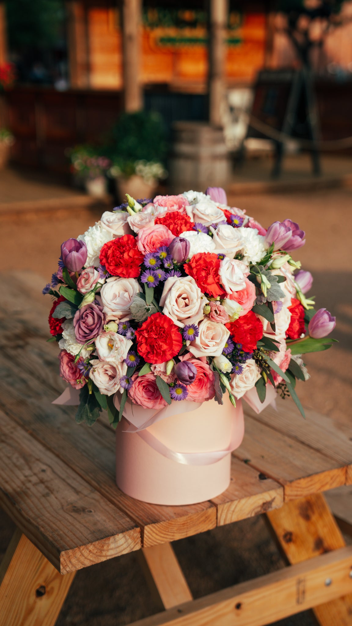 Caja de flores surtida 💕🌸💐