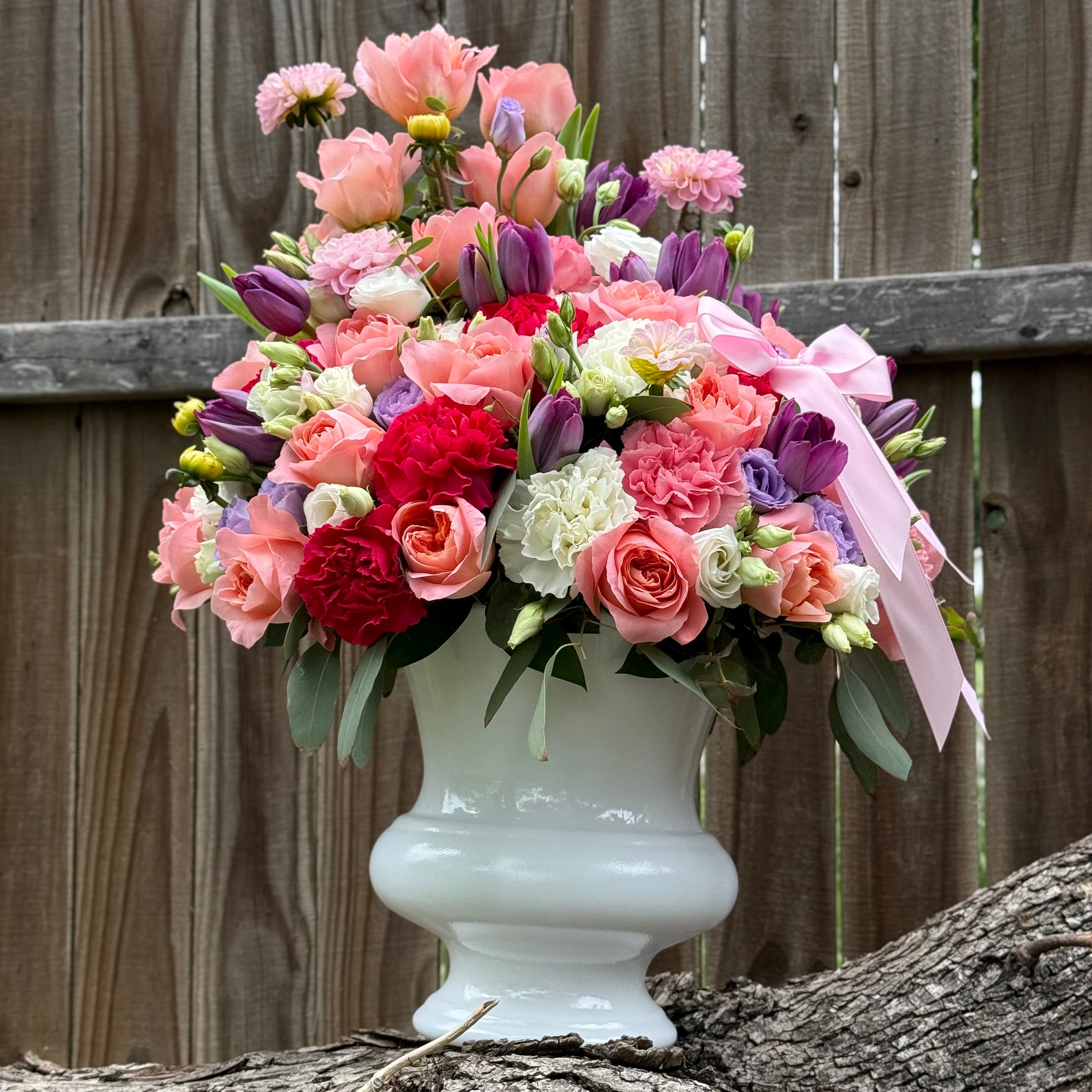 Arreglo en garrón flores surtidas 🌸💐💕